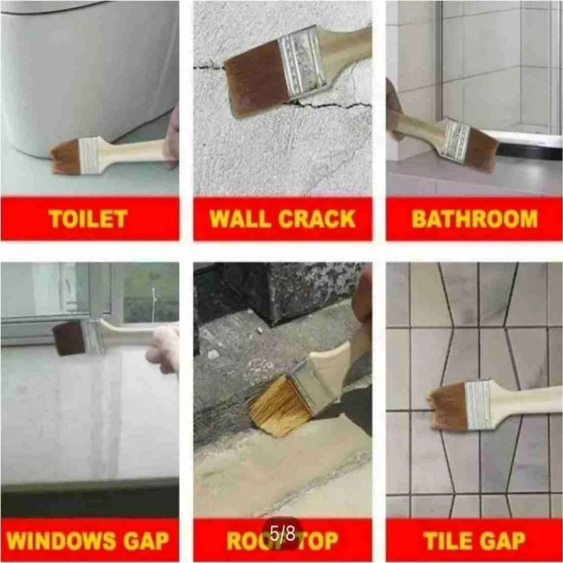 Invisible Waterproof Glue Clear Waterproof Gel Bathroom Roof Top Crack Sealant Super Strong @ Just Rs.499/-