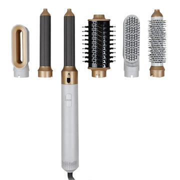 Supera Hair Dryer 6 in 1 Auto Wrap Hair Styling Brush Curler Straightener with 1000W Power and 65,000 RPM Motor Power Hair Tool
