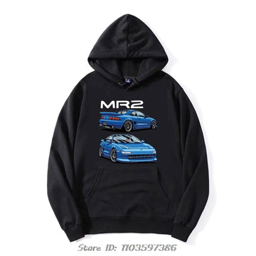 MR2 SW20 JDM Car Jacket Zip Up Hoodies Hoodie Men Cotton Pullover Hoody Funny Graphic Men's Clothing Oversized Sweatshirt Tops