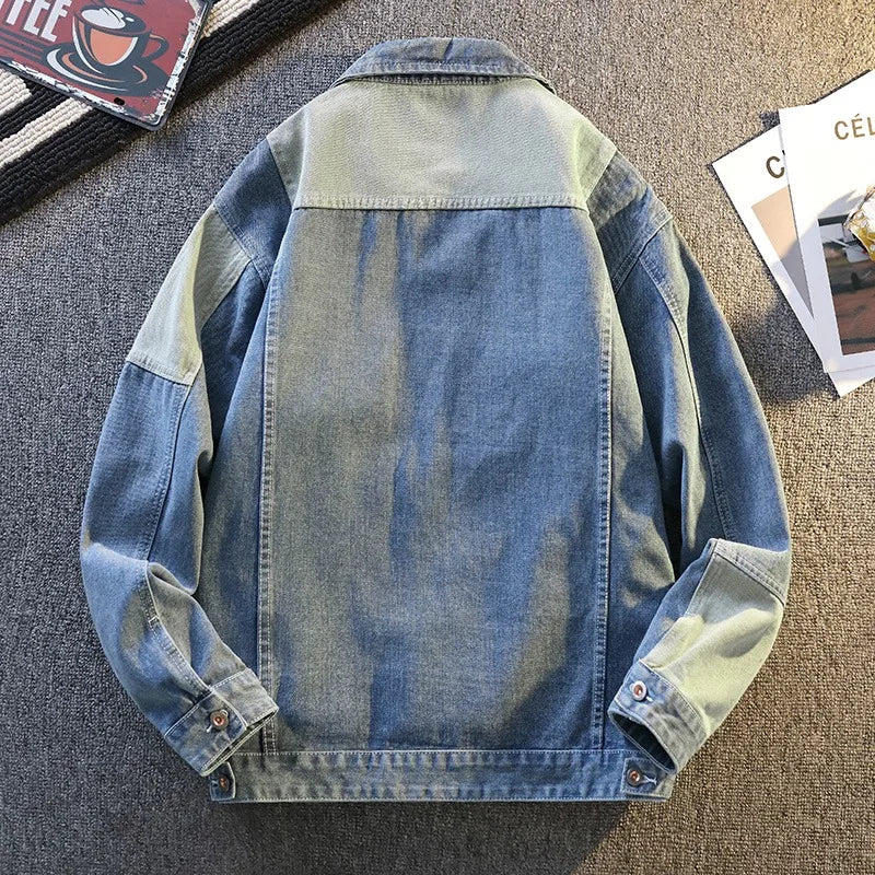 Jackets For Man Casual Denim Coat Man Coat Spring Autumn Mens Big Size Outerwear Lightweight Puffer Men