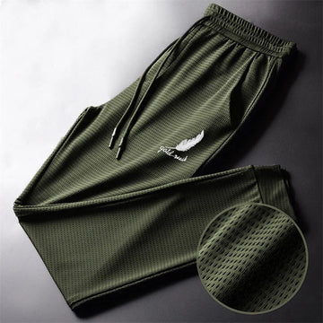 Men Quick Dry Pants Lightweight Hiking Jogging Trousers Breathable Workout Gym Ankle Joggers Athletic Running Pants Outdoor